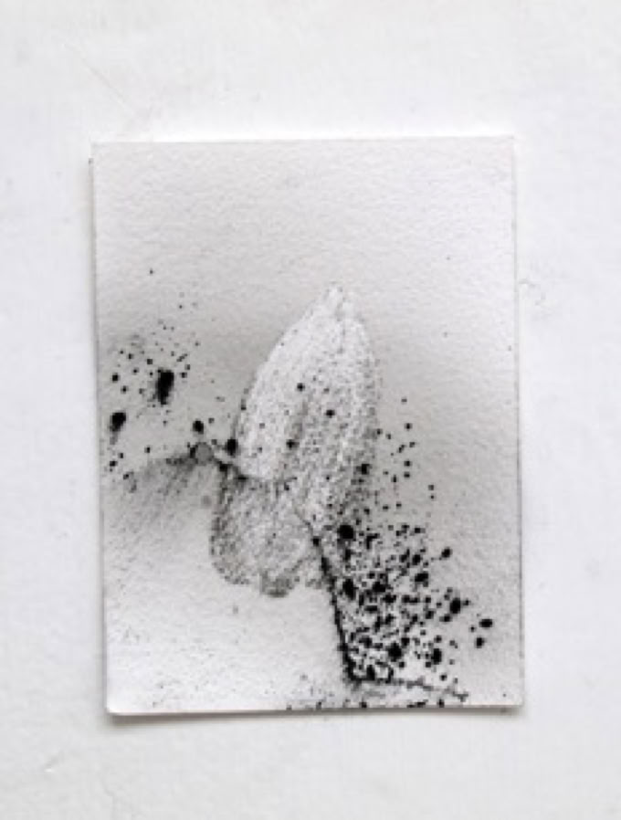 Lost Property 2012 a series of twelve studies in charcoal dust, compressed charcoal and pencil on Arches paper by Jane Boyd