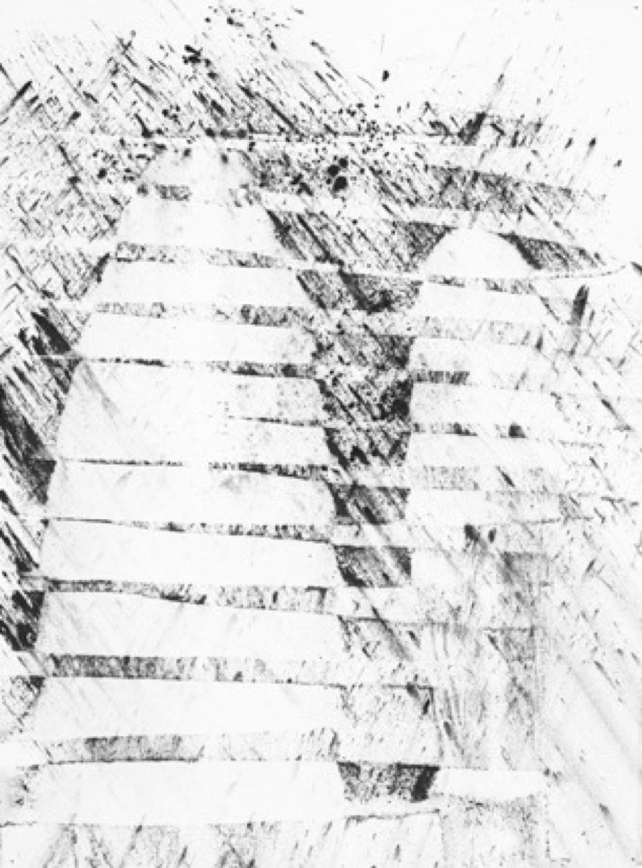 Oneness study i 2011 charcoal on Arches paper by Jane Boyd